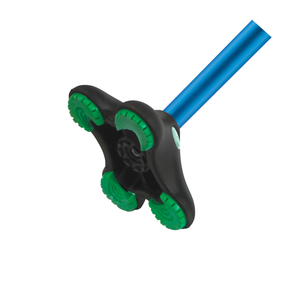 Hugo Ergonomic Offset Handle Cane with QuadPod Cane Tip Help Mobility