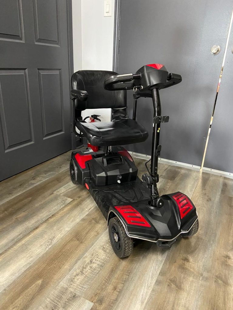 Drive Medical Scout 4, 4-wheel indoor scooter, red color - Help Mobility